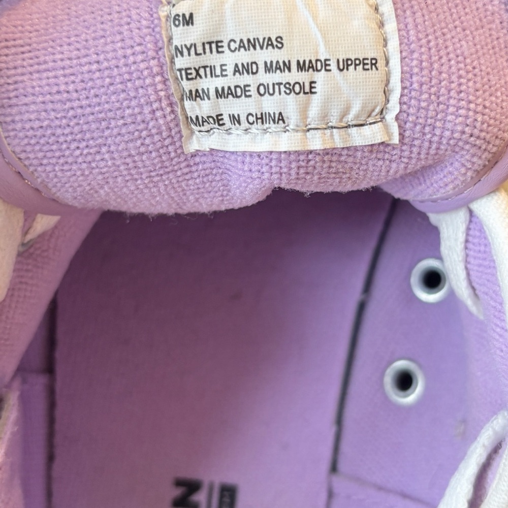 Tretorn White and Purple Sneakers - Picture 8 of 9